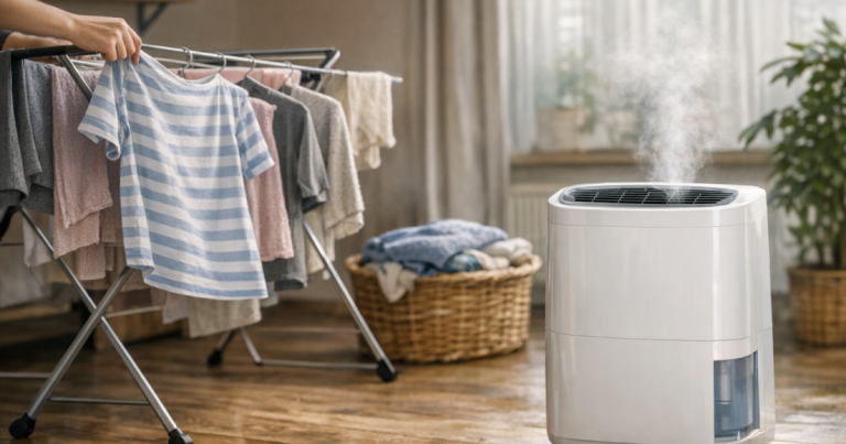 drying laundry indoors