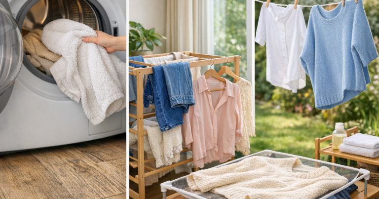 drying method for each fabric