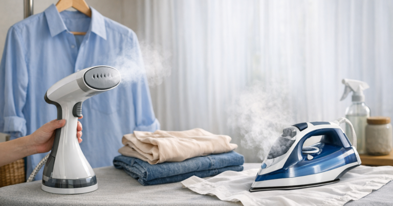 garment steamer or steam iron