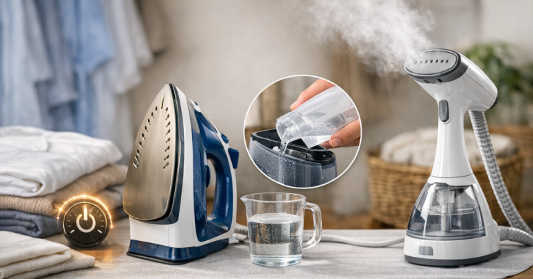iron and steamer features