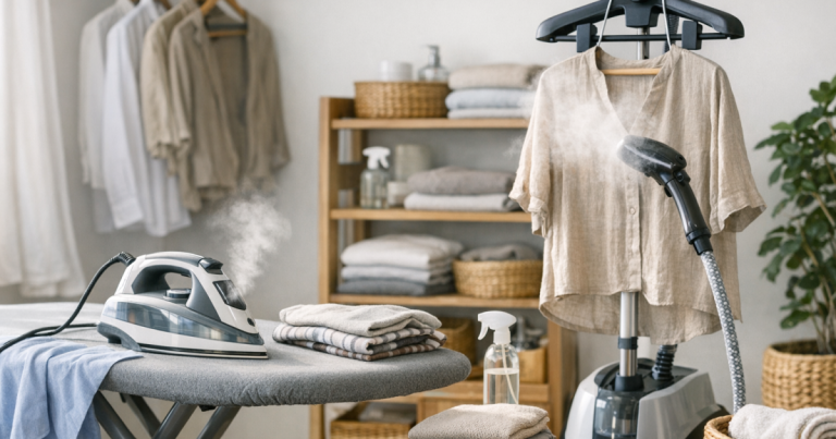 ironing and steaming station