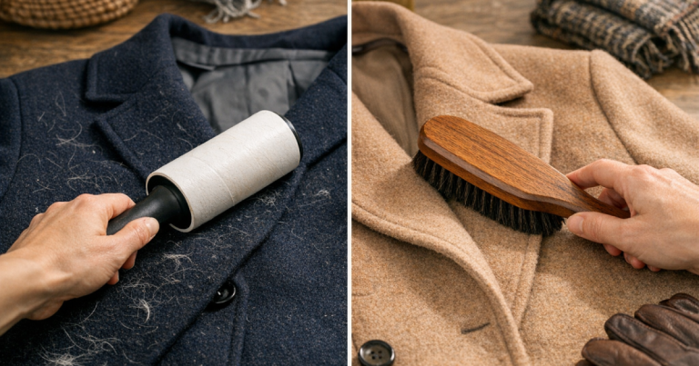 lint roller vs clothes brush
