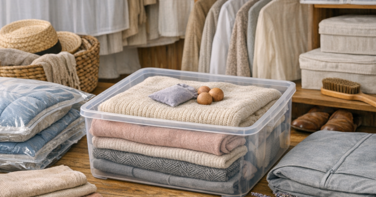 seasonal clothes storage