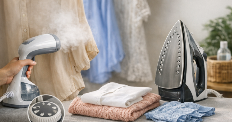 steamer and iron settings