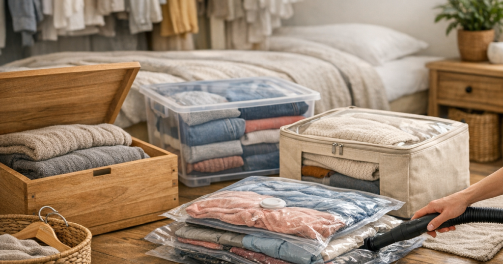 clothes storage materials