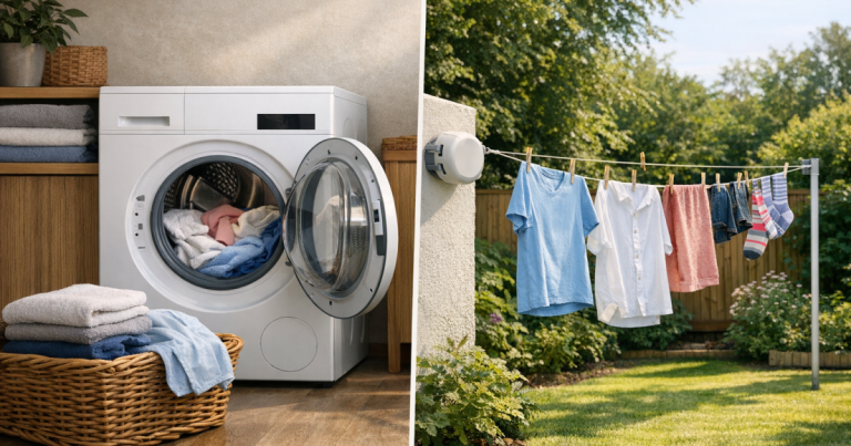 heat pump dryer vs clothesline
