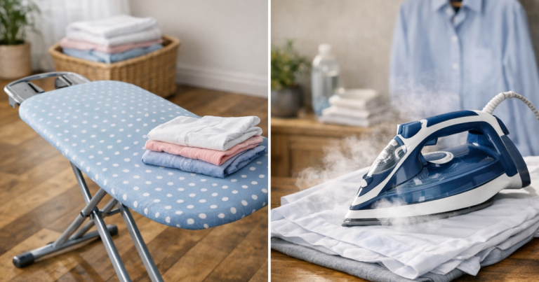 Minky Homecare Ironing Board vs Tefal Steam Iron FV4970