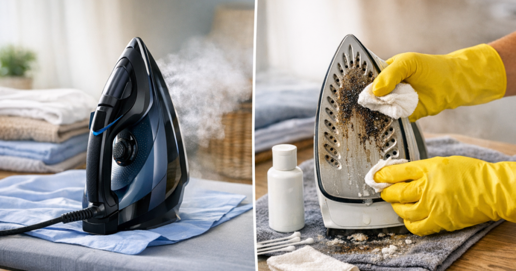 Philips Azur Elite Steam Iron vs Dylon Iron Cleaning Solution