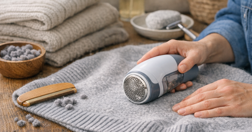 remove bobbles from jumpers