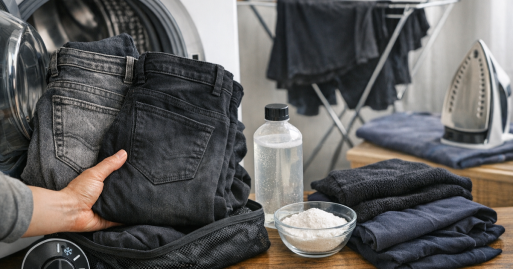 stop dark clothes fading