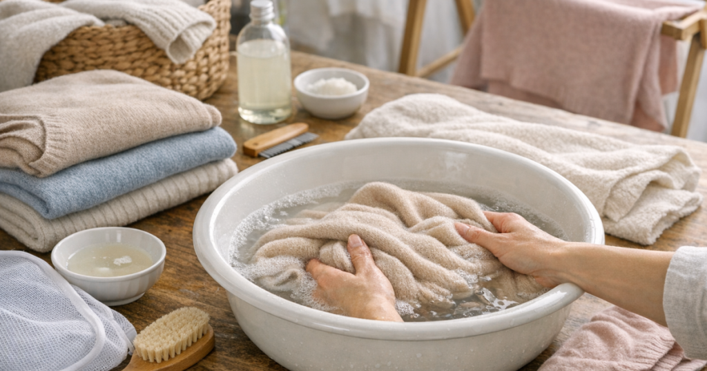 wash cashmere jumpers
