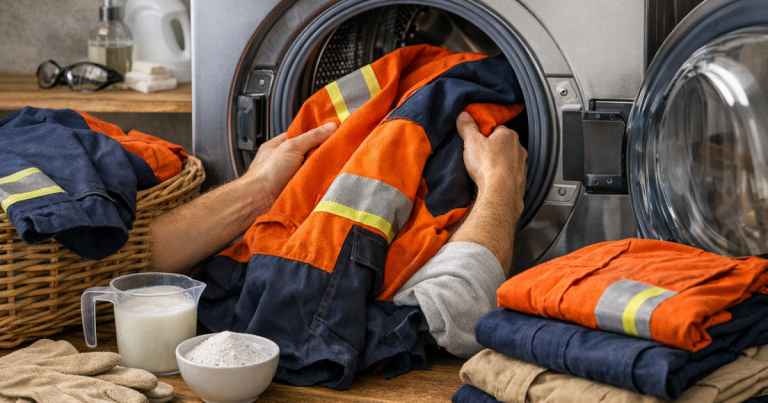 wash flame-resistant workwear