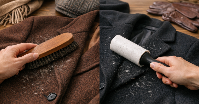 clothes brush or lint roller