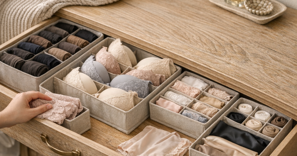drawer organisers for delicates