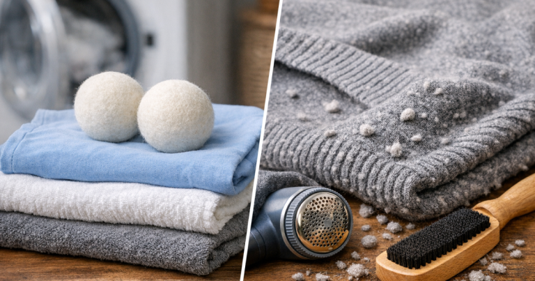 dryer balls and pilling