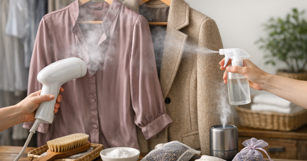 freshen dry-clean-only clothes