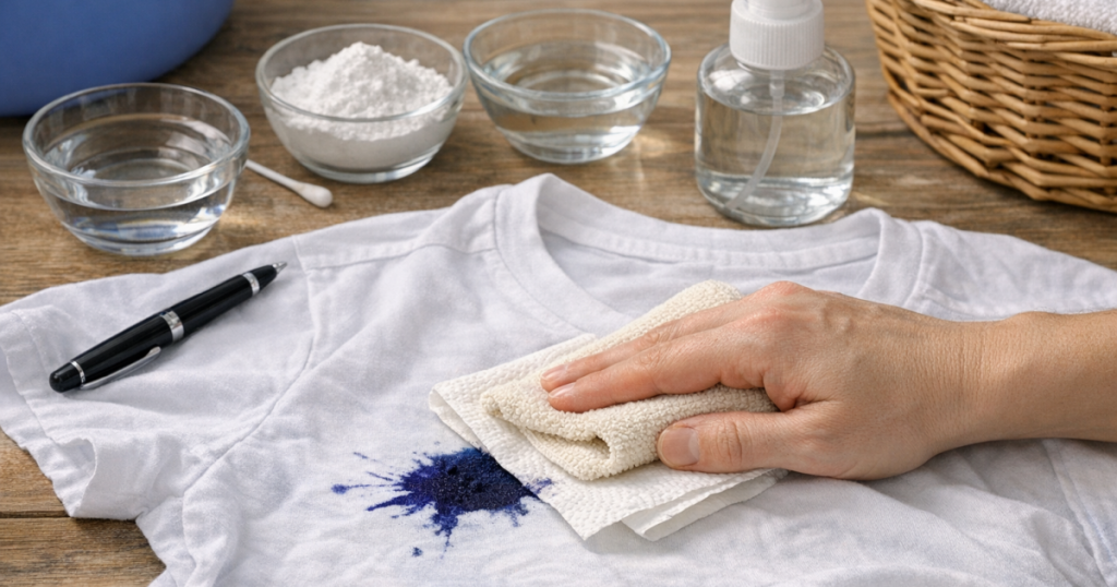 ink out of cotton shirts