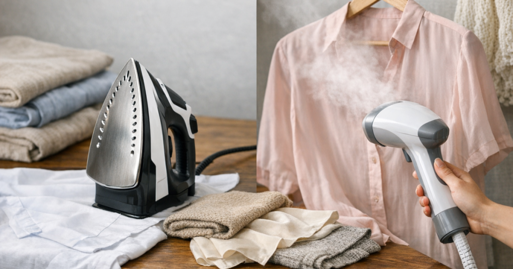 iron vs clothes steamer