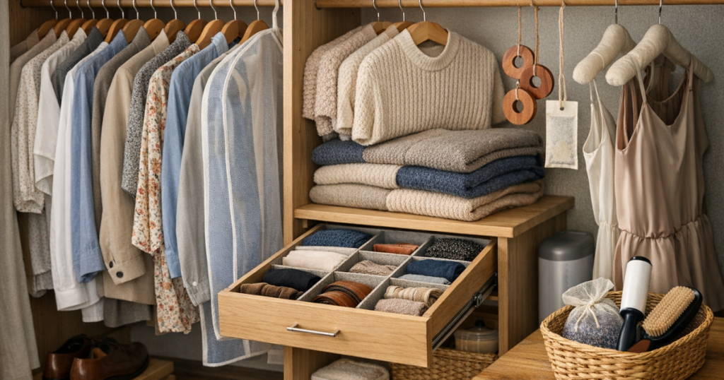 wardrobe storage planning