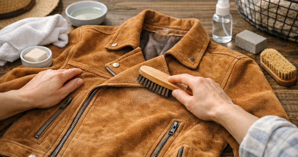 clean suede jackets
