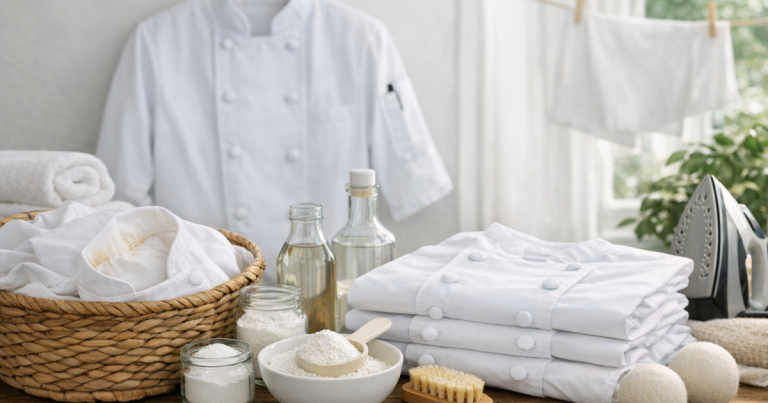 keep chef whites bright