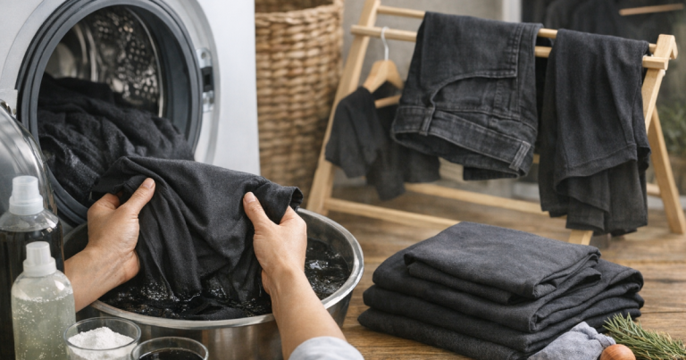 prevent black clothes fading