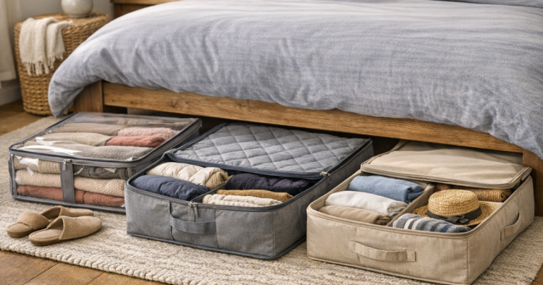 under-bed clothes storage bags