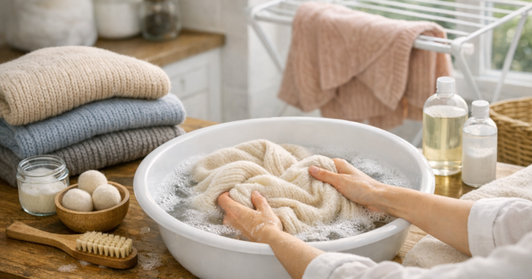wash wool jumpers