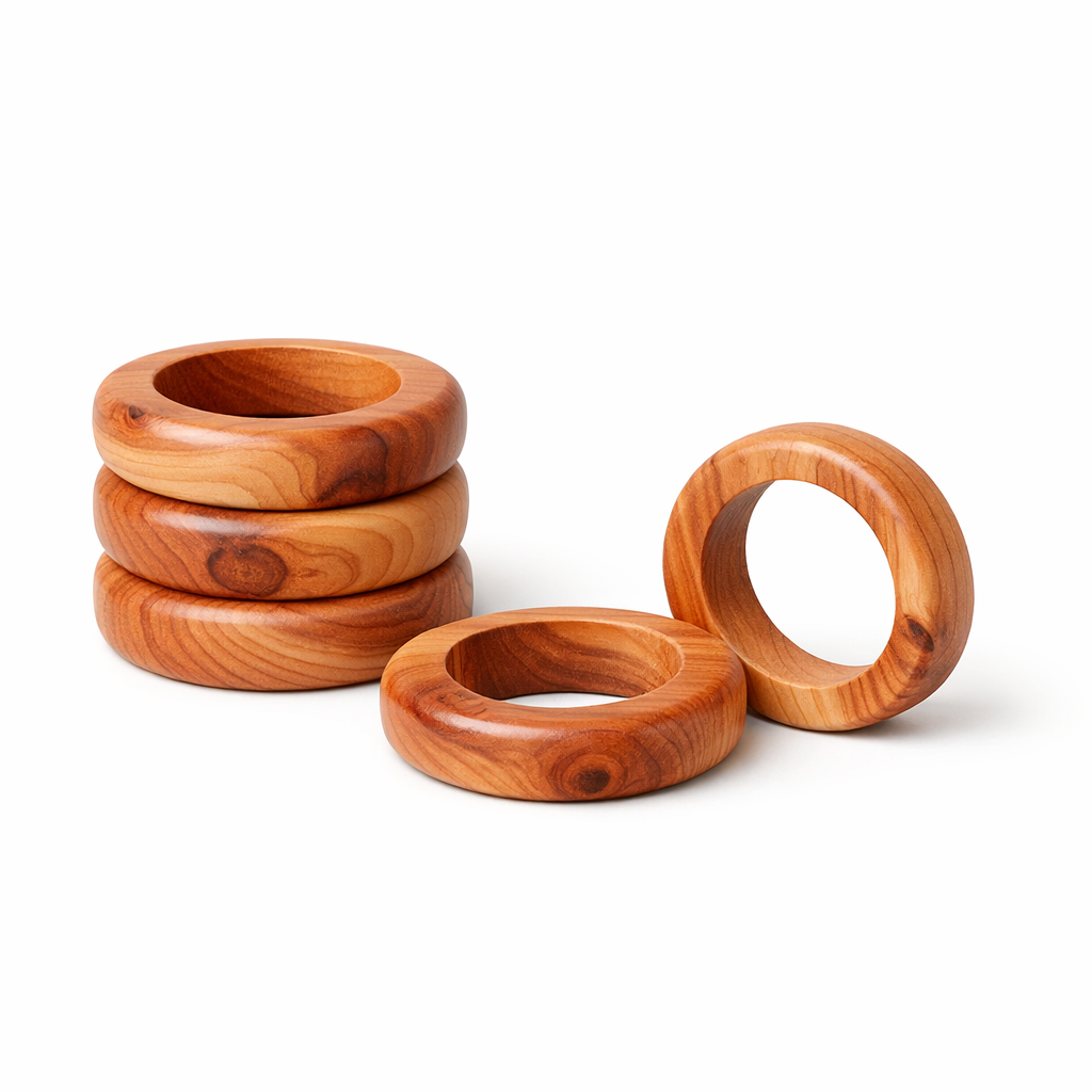 Natural Cedar Wood Rings